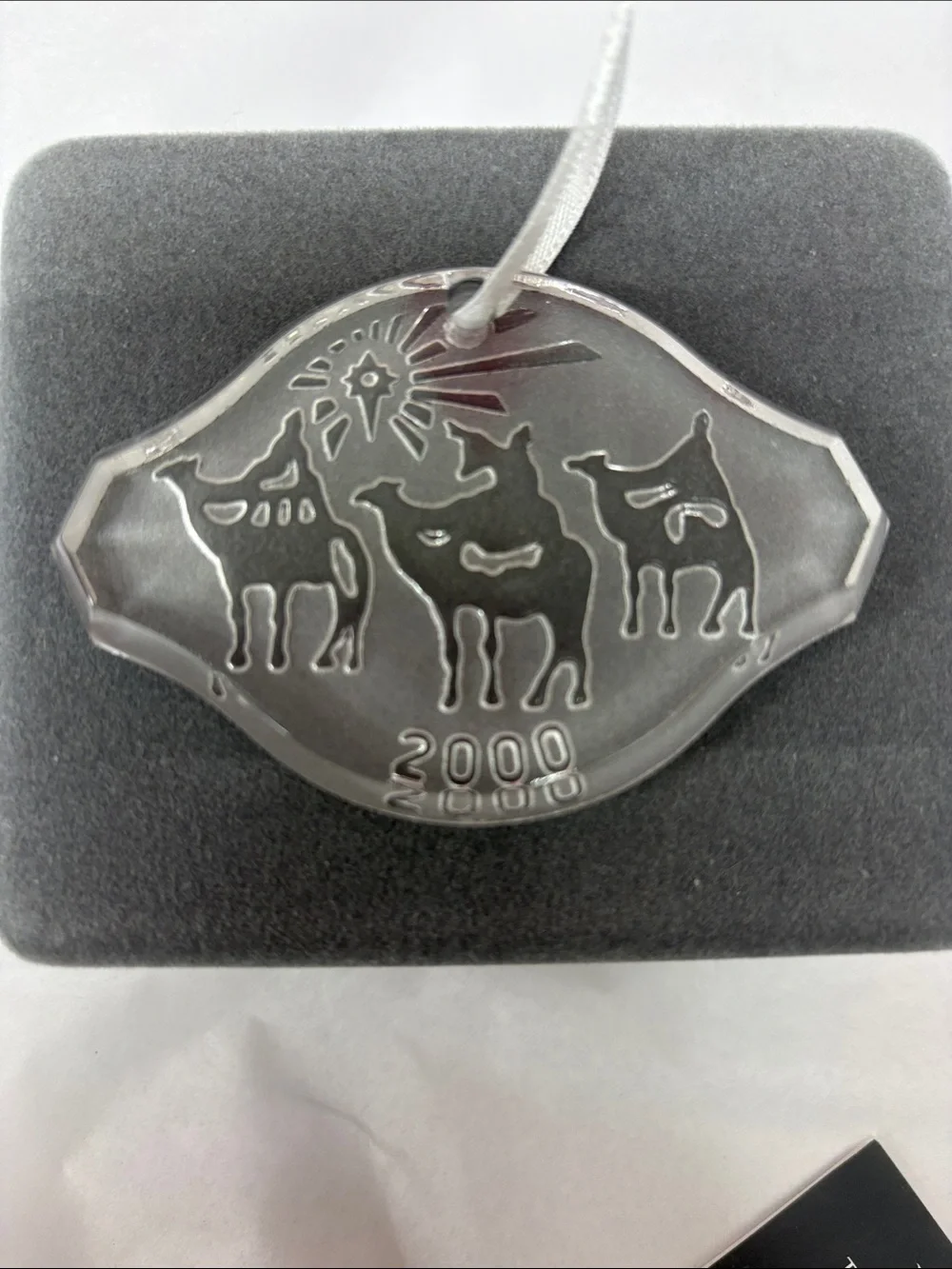 Waterford Crystal 2000 Ornament - The Three Wisemen